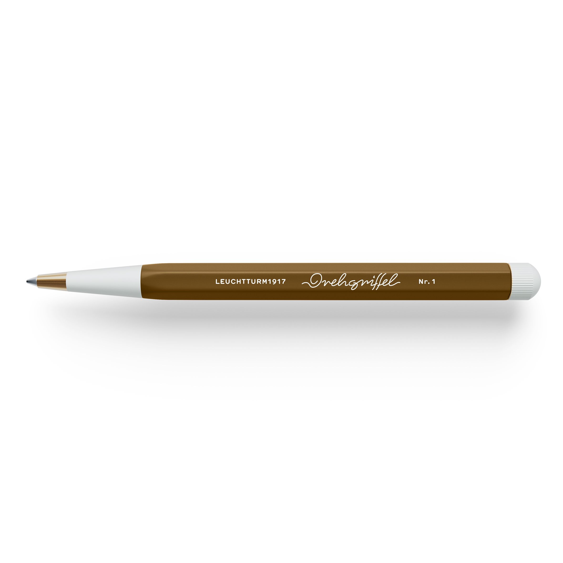 德國 LEUCHTTURM1917 Drehgriffel Nr. 1 鋼珠筆/ 黑色筆芯/ 香料棕
