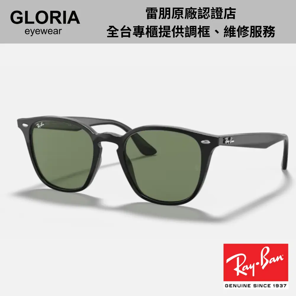 Ray Ban｜RB4258F-601/71 方形膠框太陽眼鏡/ 公司貨