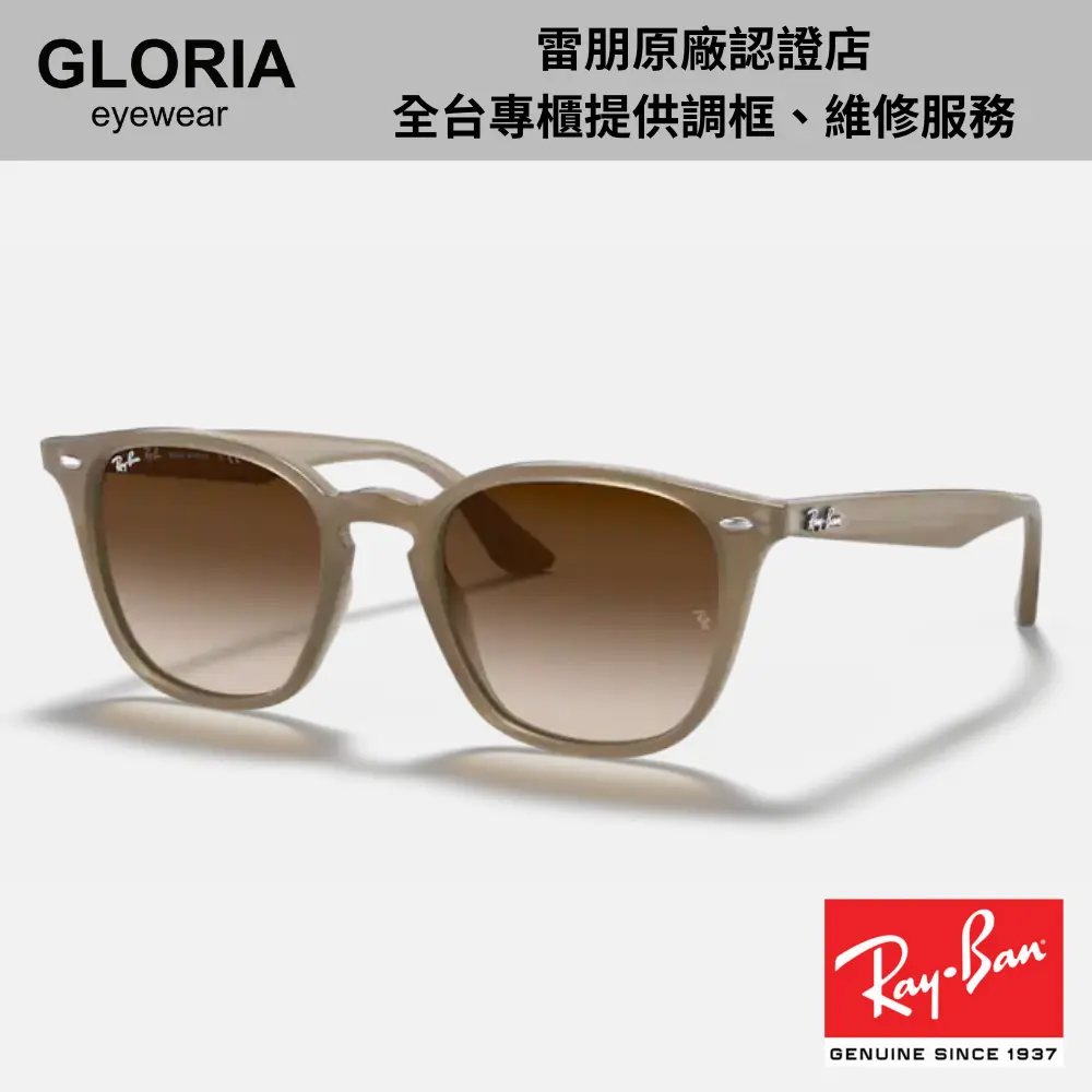Ray Ban｜RB4258F-616613 方形膠框太陽眼鏡/ 公司貨