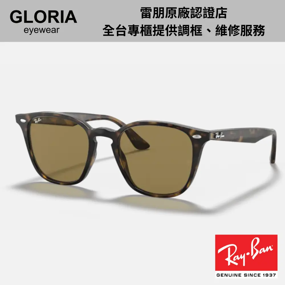 Ray Ban｜RB4258F-710/73 方形膠框太陽眼鏡/ 公司貨
