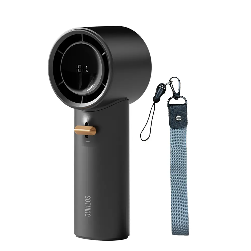 【SOTHING向物】高速手持風扇引擎PRO (超高速手持風扇 無極限調節 充電風扇 隨身充) / 深灰