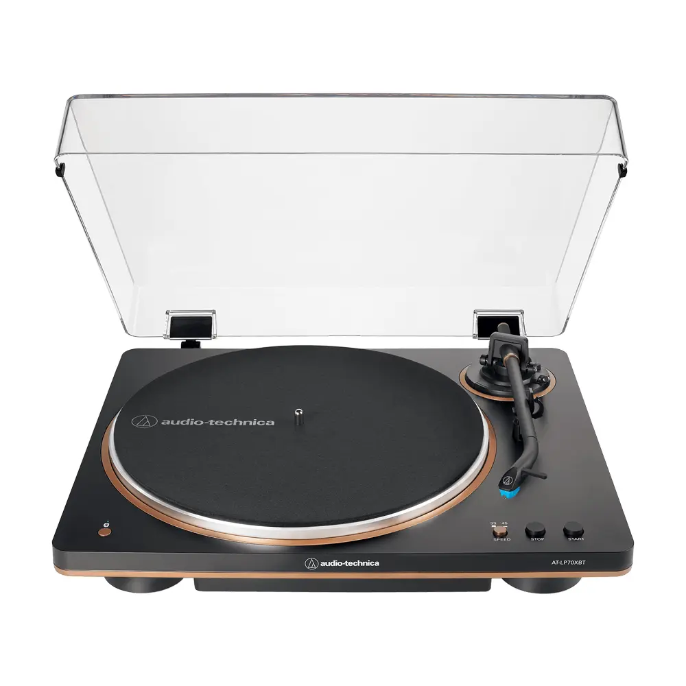 Audio-Technica AT-LP70XBT鐵三角藍牙無線全自動黑膠唱盤/ 黑銅色