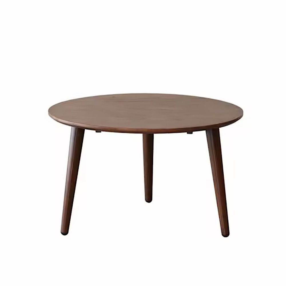 【橙家居・家具】/預購/聖羅莎系列胡桃色大圓實木茶几 SLS-A1182