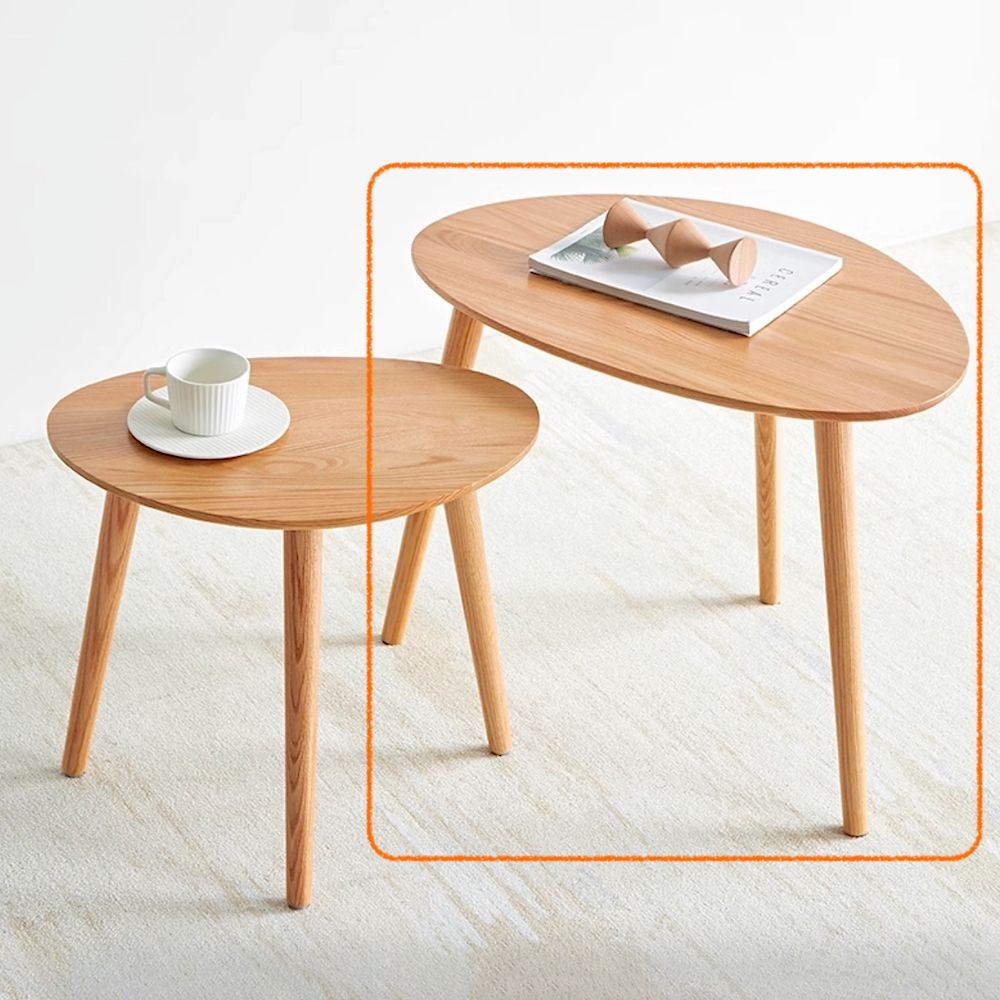 【橙家居・家具】/預購/聖羅莎系列B款實木大茶几 SLS-A1184