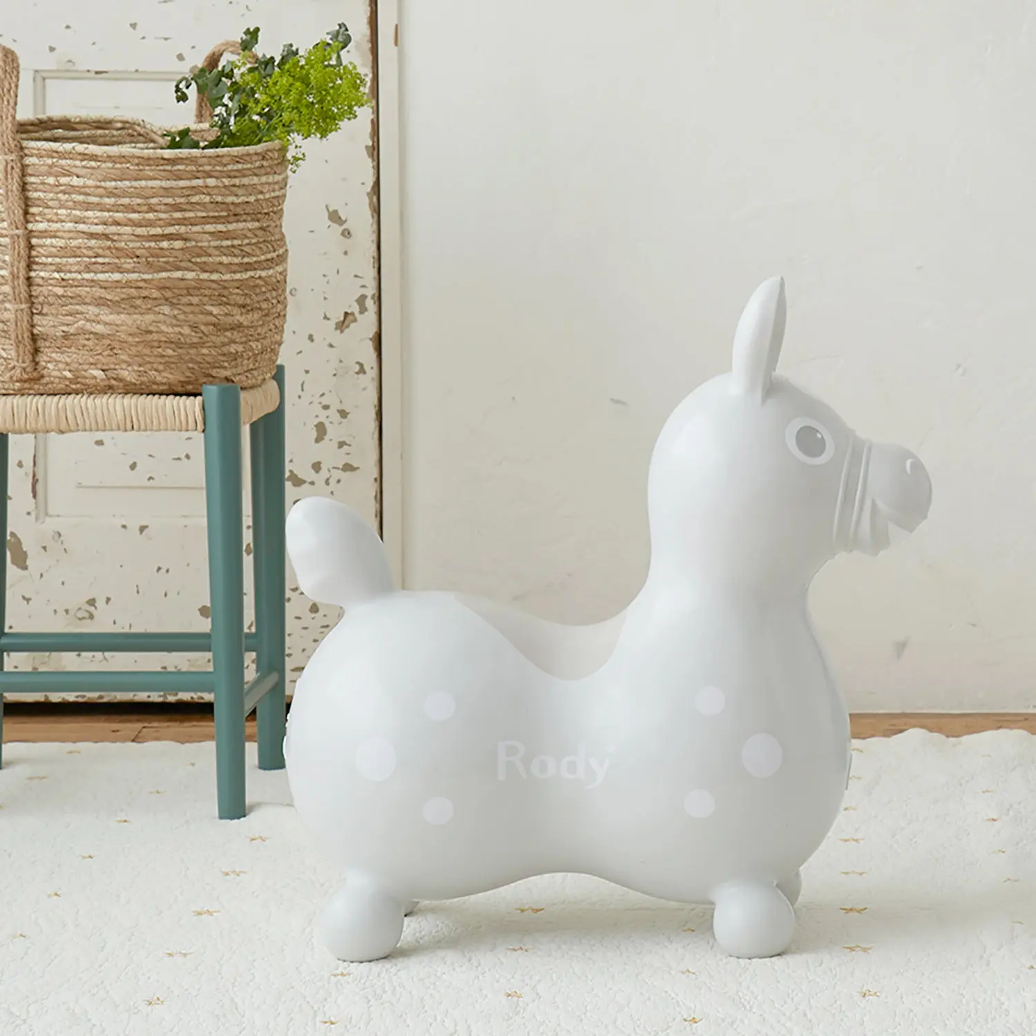 Rody  Nino Nino跳跳馬騎乘玩具/ 薄銀灰