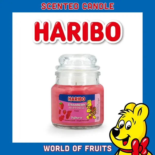 HARIBO CANDLE歡樂草莓香氛蠟燭/ 85g