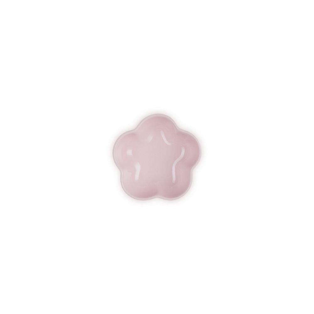 LE CREUSET瓷器花型盤/ 小/ 雪紡粉