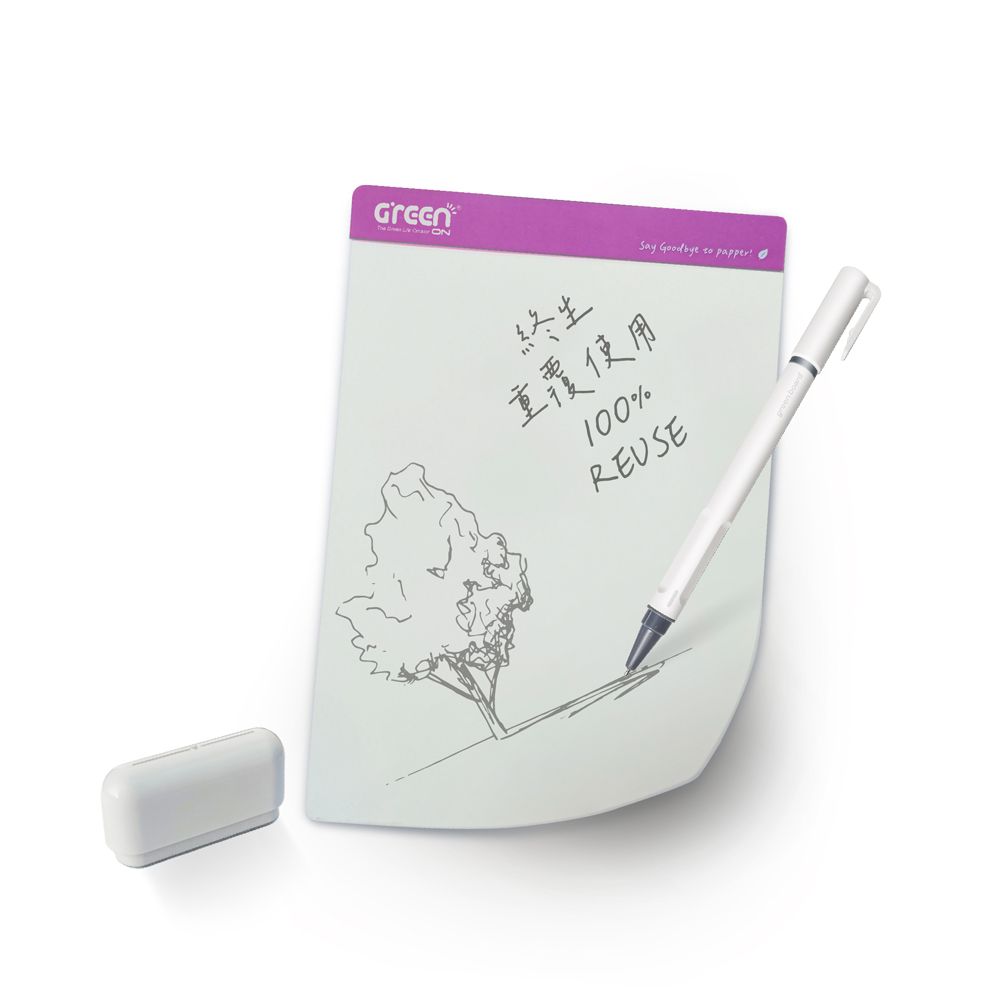 Green Board 8.5吋磁性電紙板/ 0.6mm/ 粉色