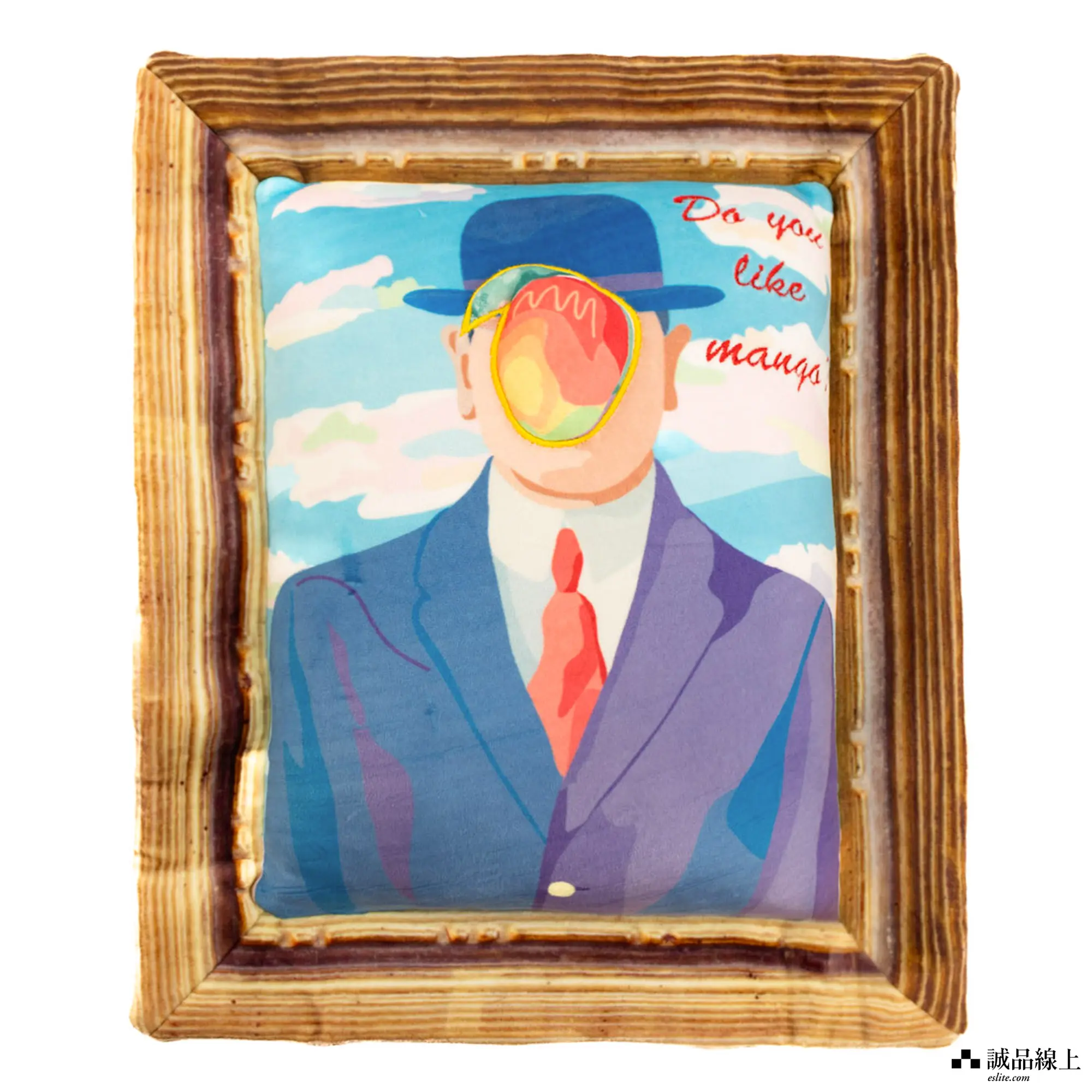 【誠品獨家】LIVHEART 名畫抱枕/ Le fils de l'homme