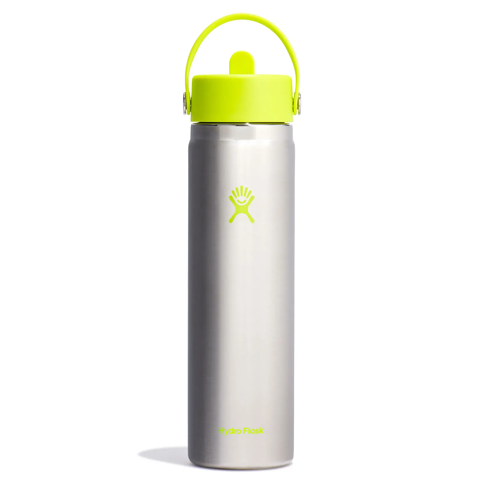 Hydro Flask 24oz寬口吸管真空保溫鋼瓶/ 原色/萊姆綠