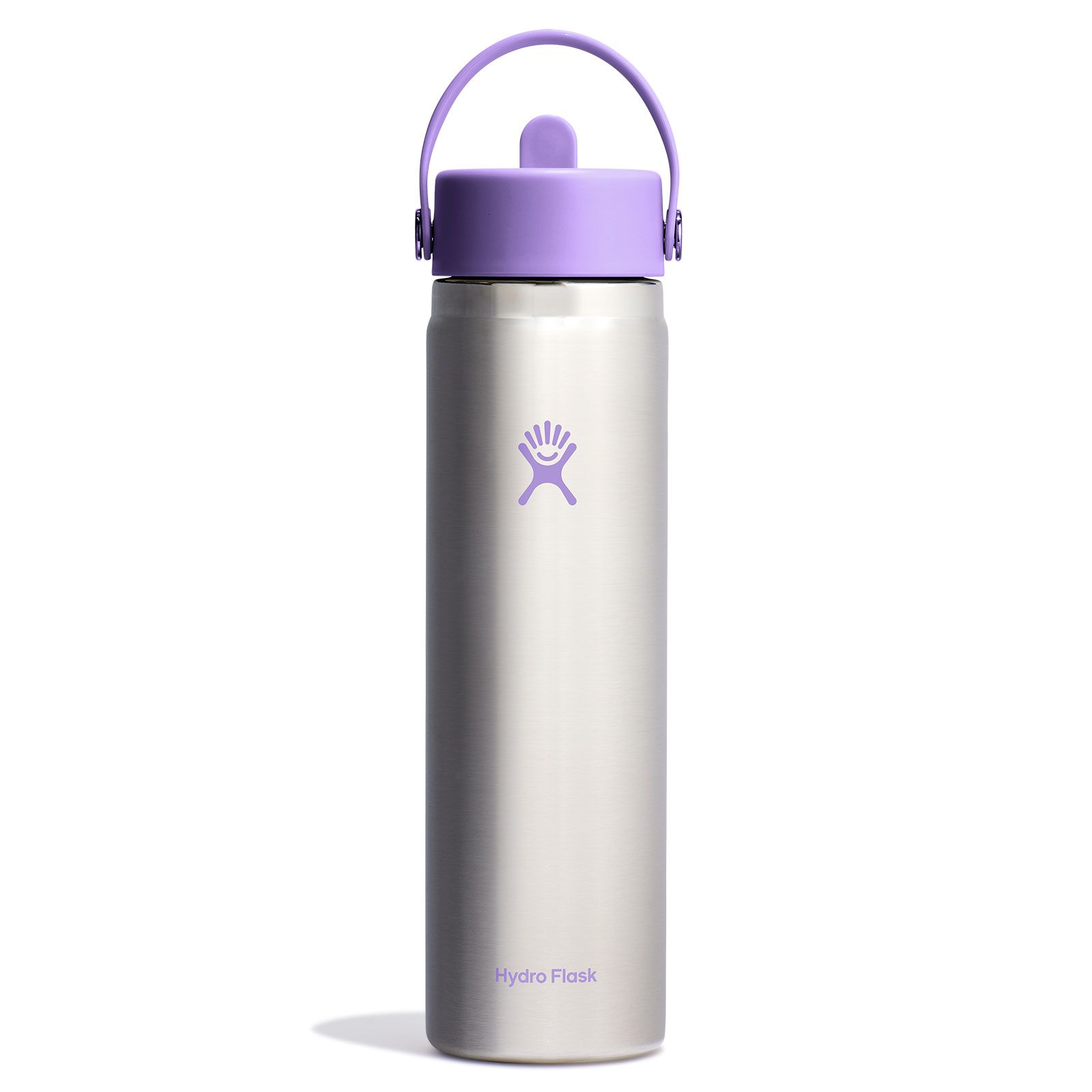Hydro Flask 24oz寬口吸管真空保溫鋼瓶/ 原色/紫羅蘭