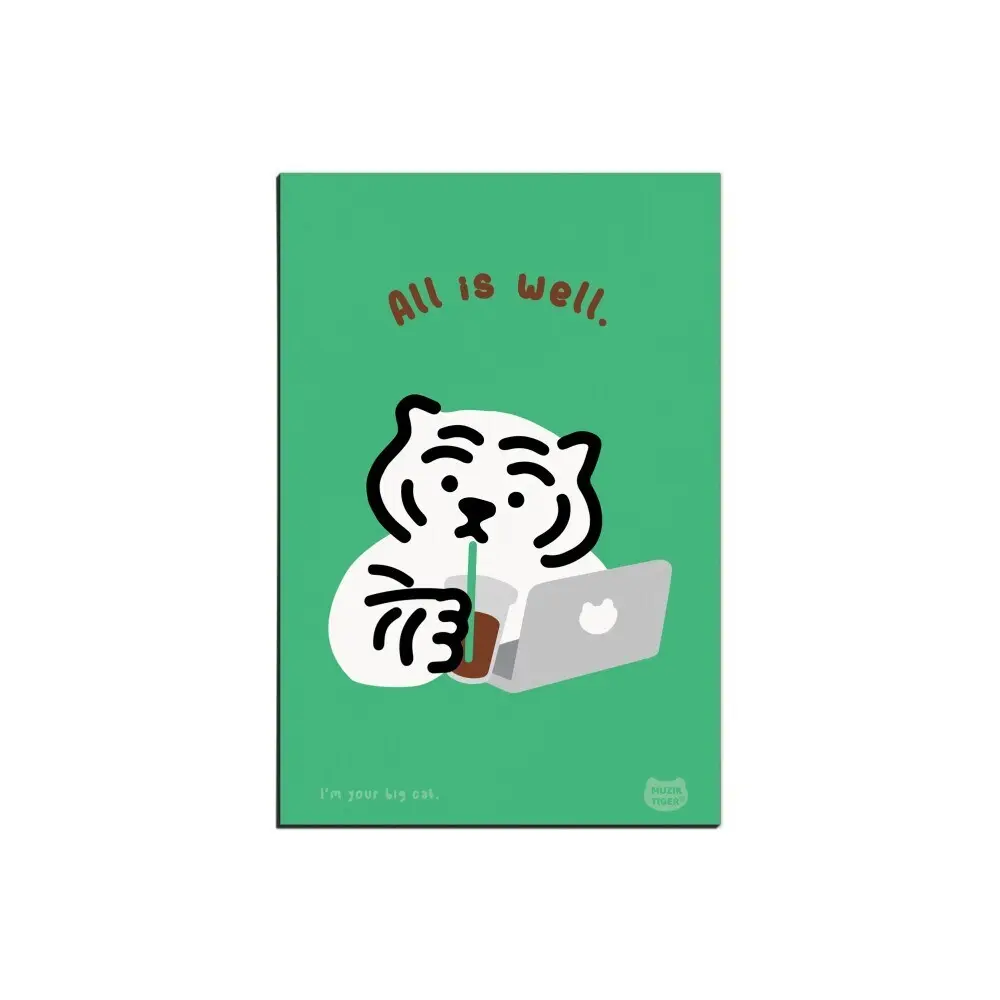 韓國 MUZIK TIGER 明信片/ All Is Well