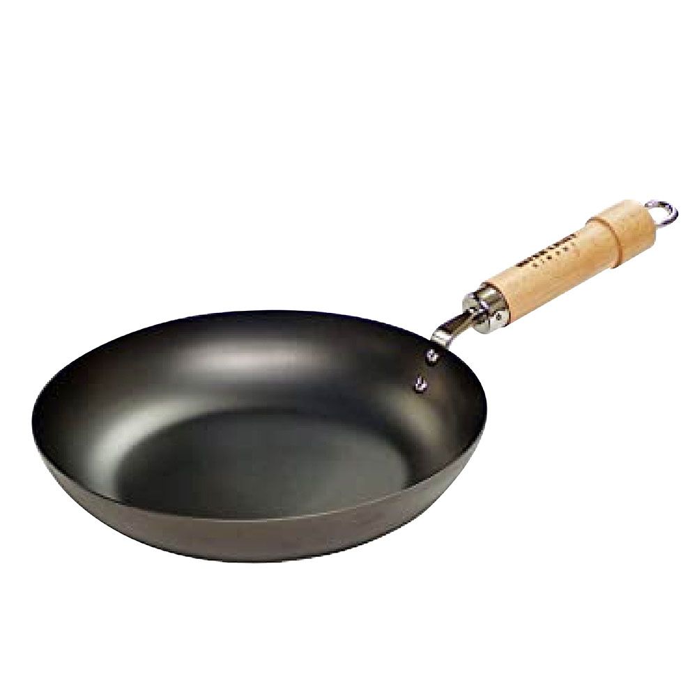 RIVER LIGHT極PREMIUM 窒化鐵平底鍋 26cm(日本製、無塗層、IH 對應)