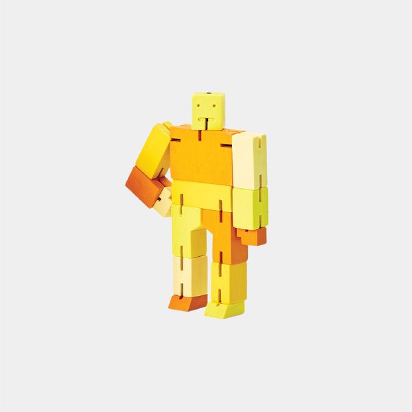 Areaware Cubebot酷比人變形機器人公仔/ 迷你/ 漸層黃
