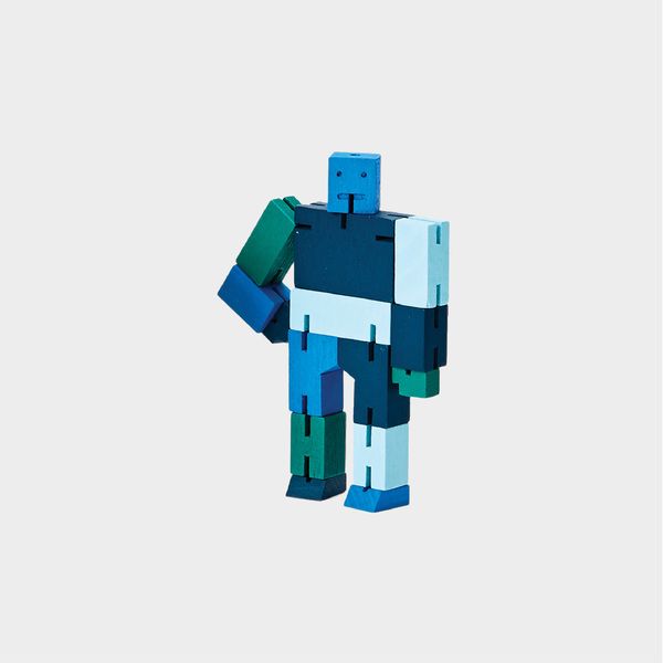 Areaware Cubebot酷比人變形機器人公仔/ 迷你/ 漸層藍