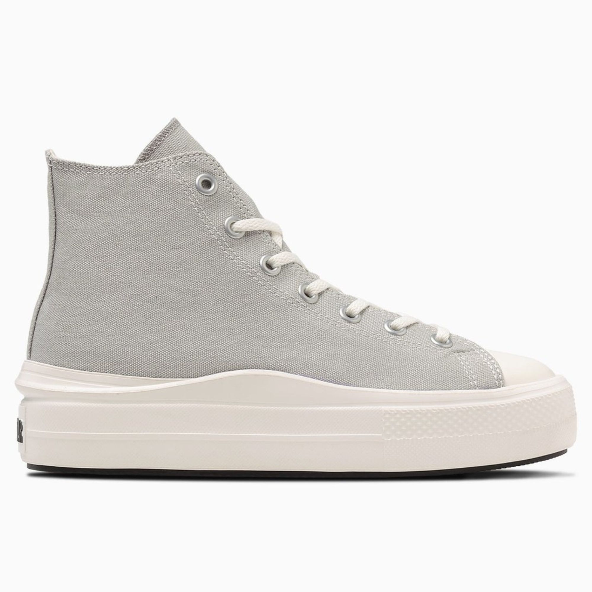 日本限定 Converse ALL STAR LIGHT PLTS Ⅱ HI 高筒 波浪厚底 淺灰/ 24.5 cm