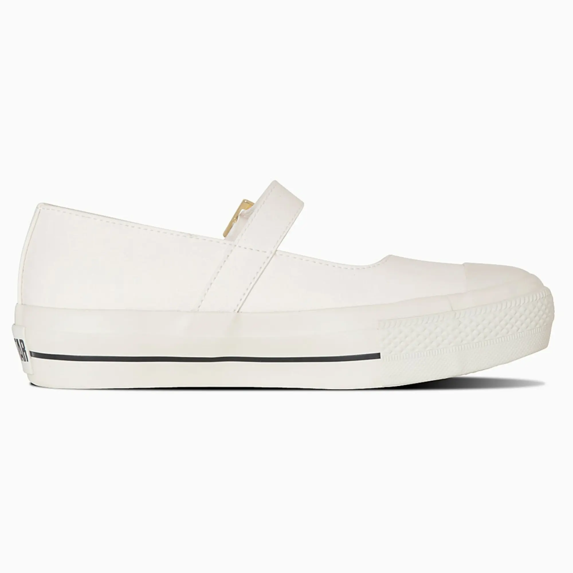 日本限定 Converse ALL STAR PLTS MJ OX 低筒 厚底 瑪莉珍 白色/ 22 cm