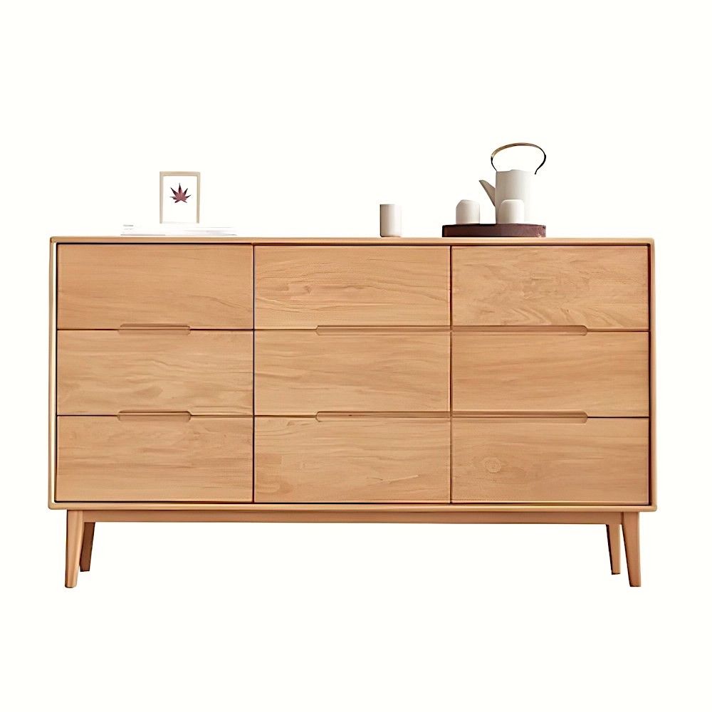 【橙家居・家具】/預購/貝里系列實木大九斗櫃 BL-F8031