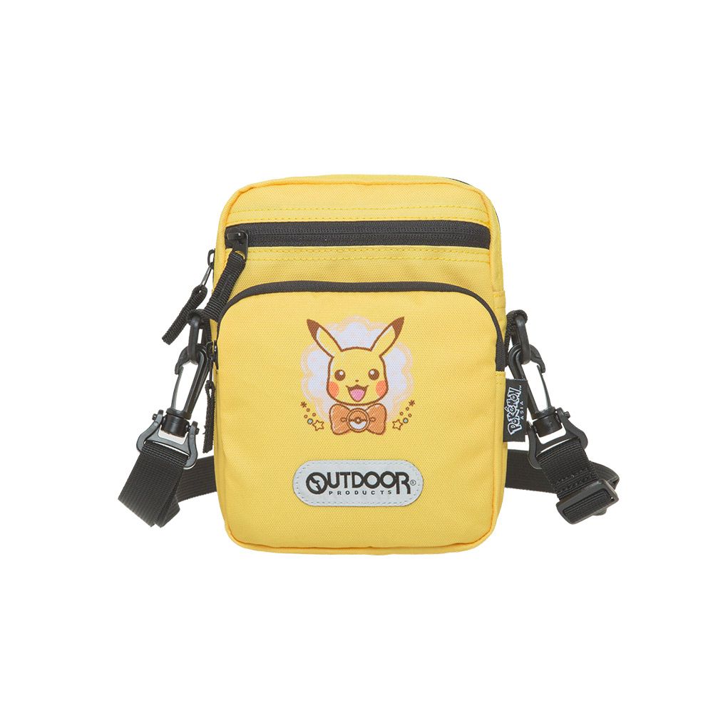 OUTDOOR 寶可夢Pokemon手繪風皮卡丘直式側背包/ 黃色/ ODGO21B02YL