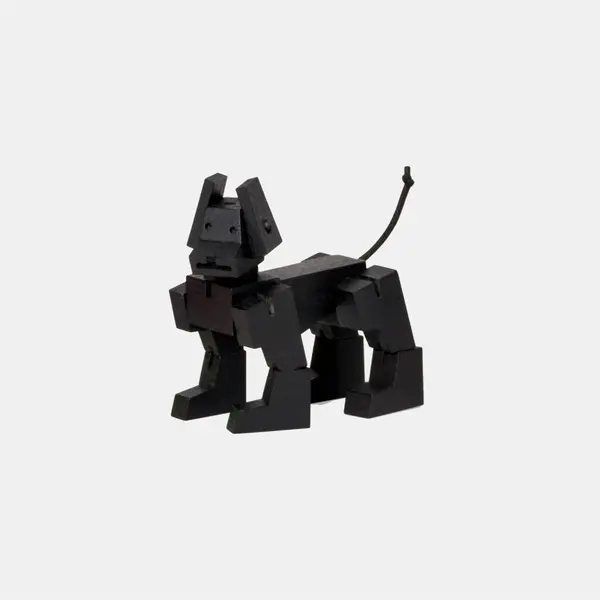 Areaware Milo Cubebot酷比狗變形機器狗公仔/ 小型/ 沉穩黑