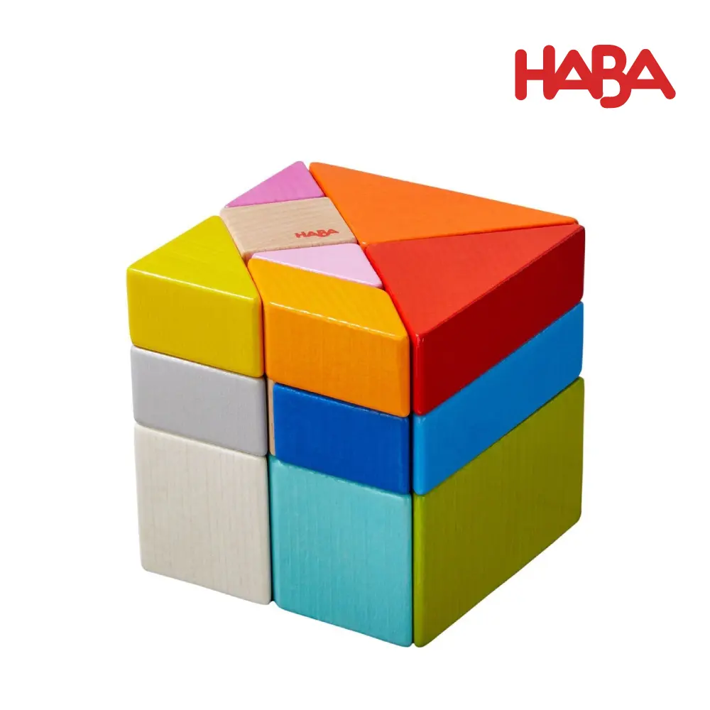 HABA  3D邏輯積木/ 三角立方