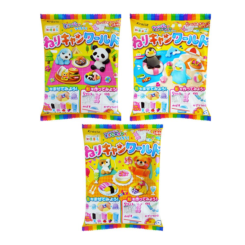 Kracie知育菓子DIY/ 黏土軟糖小達人/ 3款/ 隨機出貨