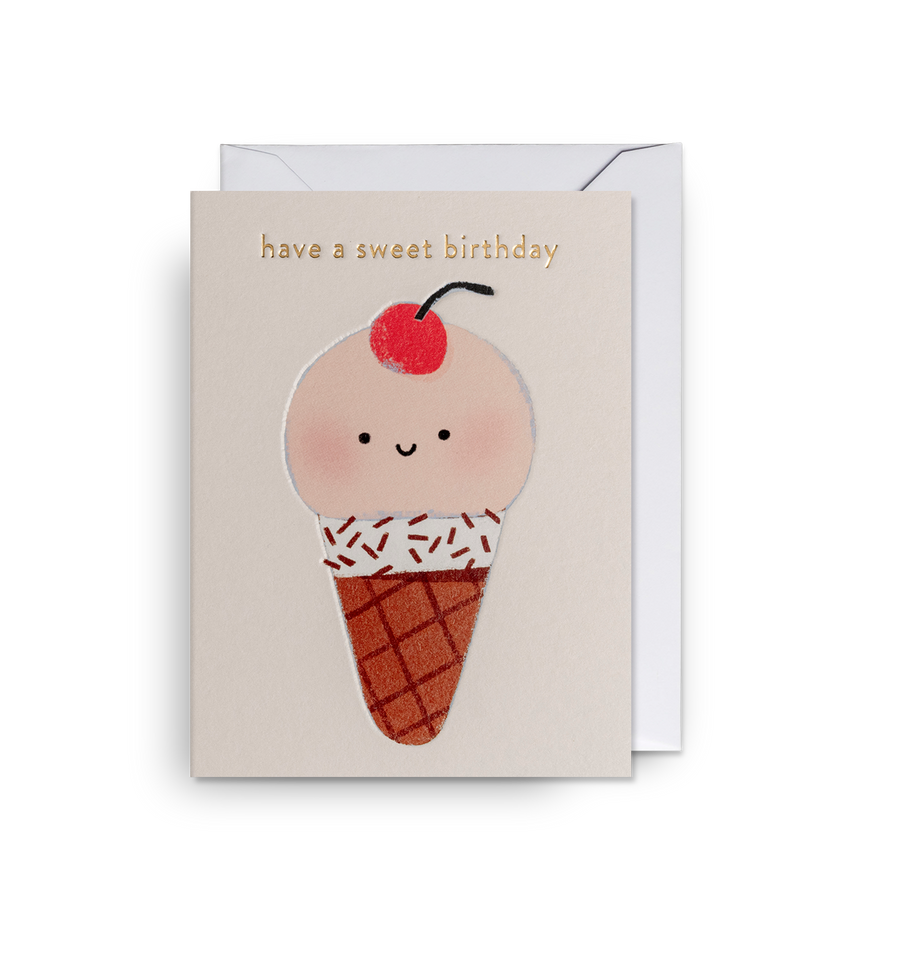 英國 LAGOM DESIGN 生日卡/ Mini Cards/ Elena Comte/ Have a Sweet Birthday