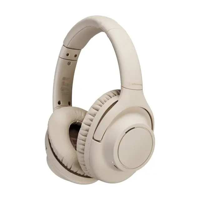 audio-technica 鐵三角 ATH-S300BT 無線藍牙耳罩式耳機/ 米色