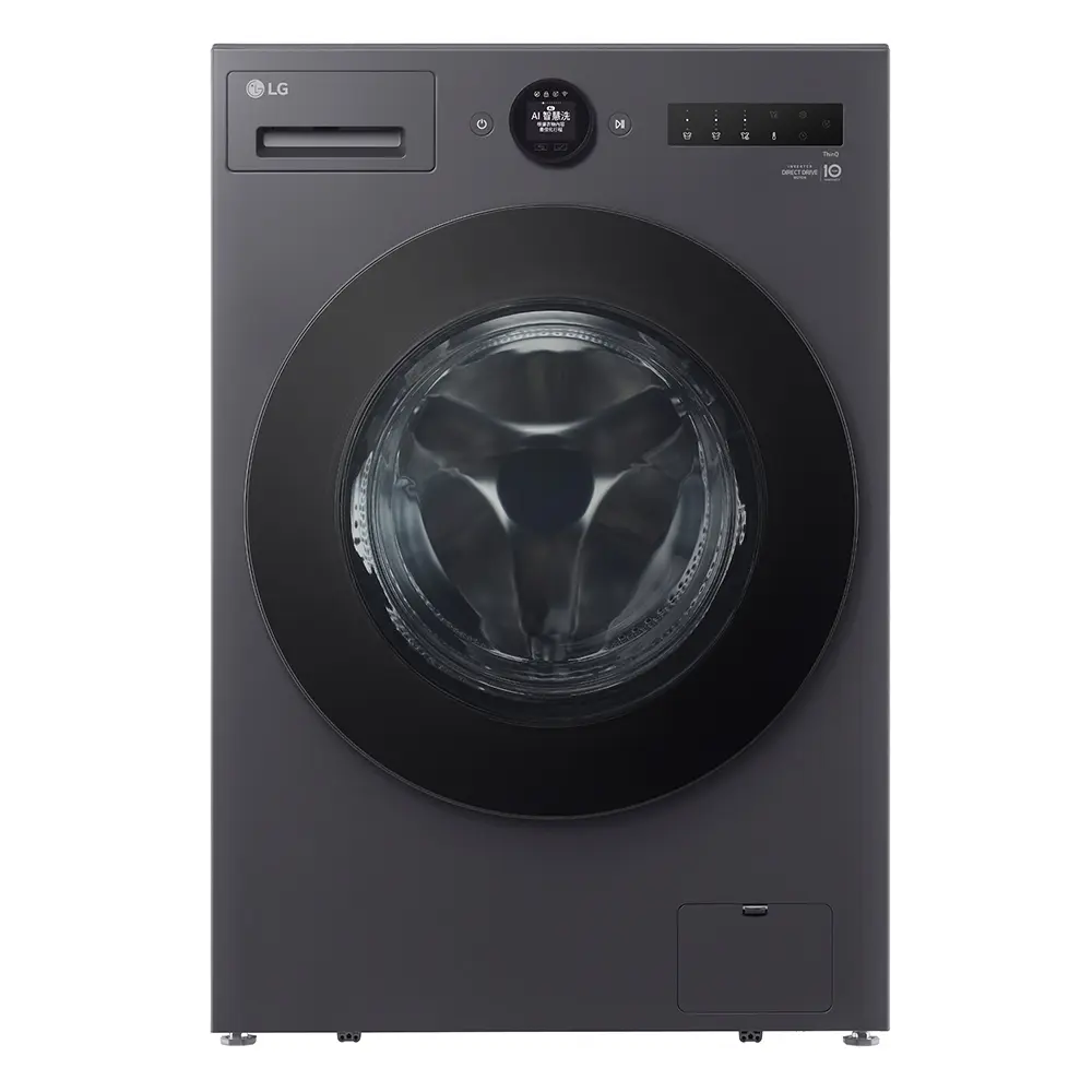 【LG 樂金】18公斤 AI DD™蒸氣滾筒洗衣機 (蒸洗脫烘) (夜墨灰) WD-S18NDB