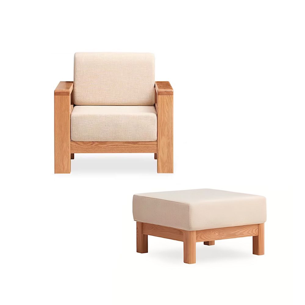 【橙家居・家具】/預購/加莫系列軟包單人位沙發含腳凳 JM-A5062
