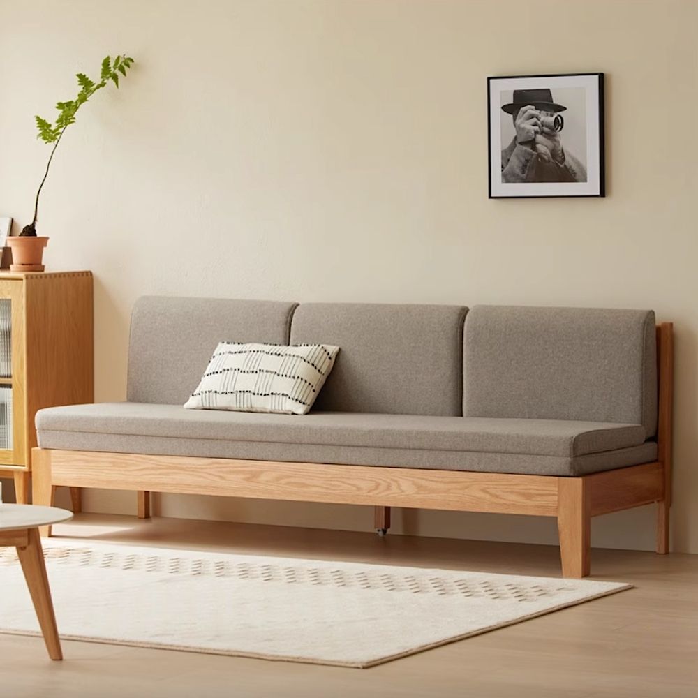 【橙家居・家具】/預購/加莫系列C款實木沙發床 JM-A5065