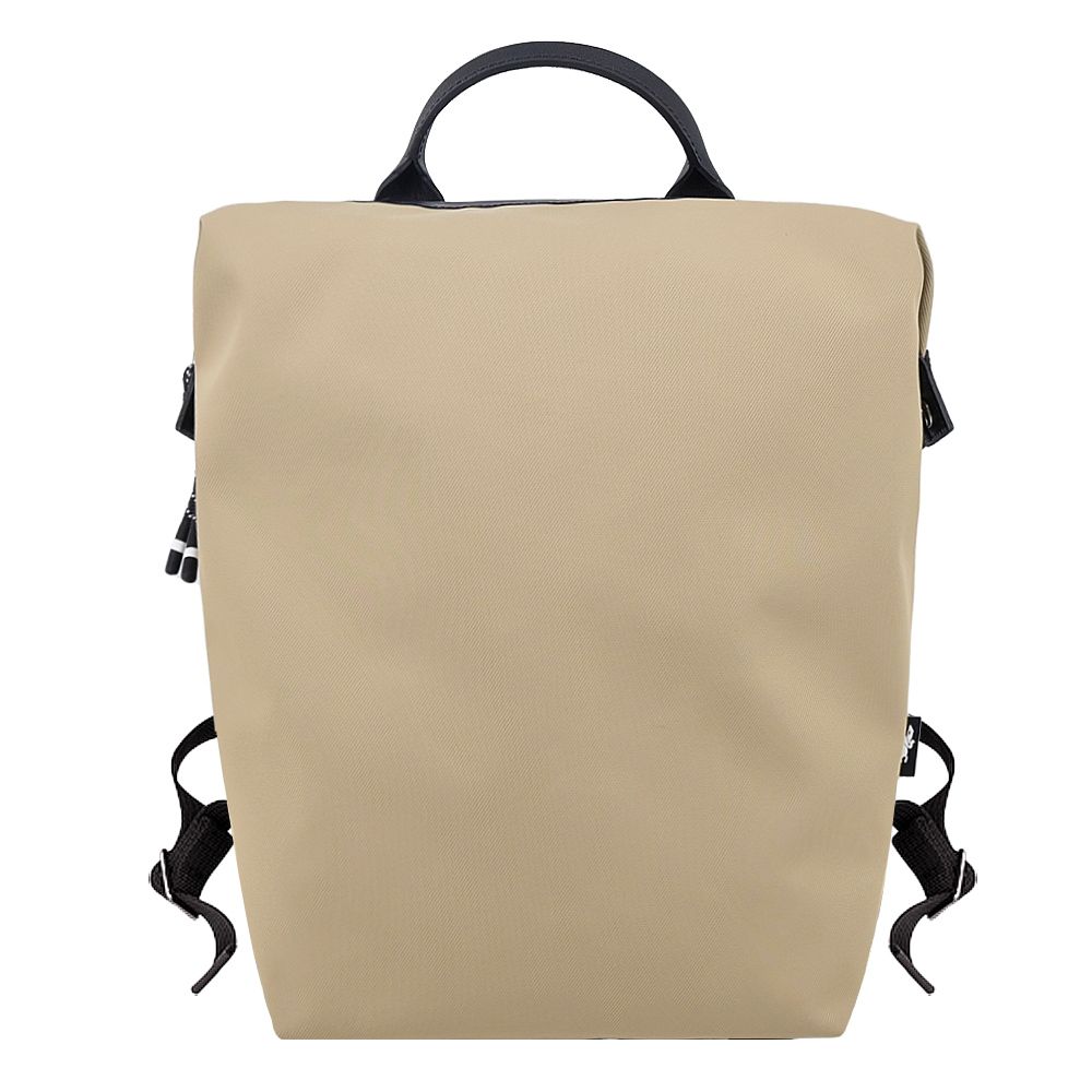 LONGCHAMP LE PLIAGE ENERGY系列再生尼龍簡約後背包(大/土褐)平行輸入