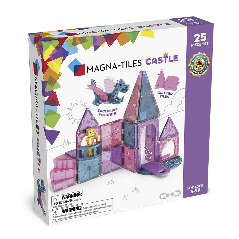 Magna-Tiles®磁力積木-魔幻城堡25片組(242025CA)/ 磁力片