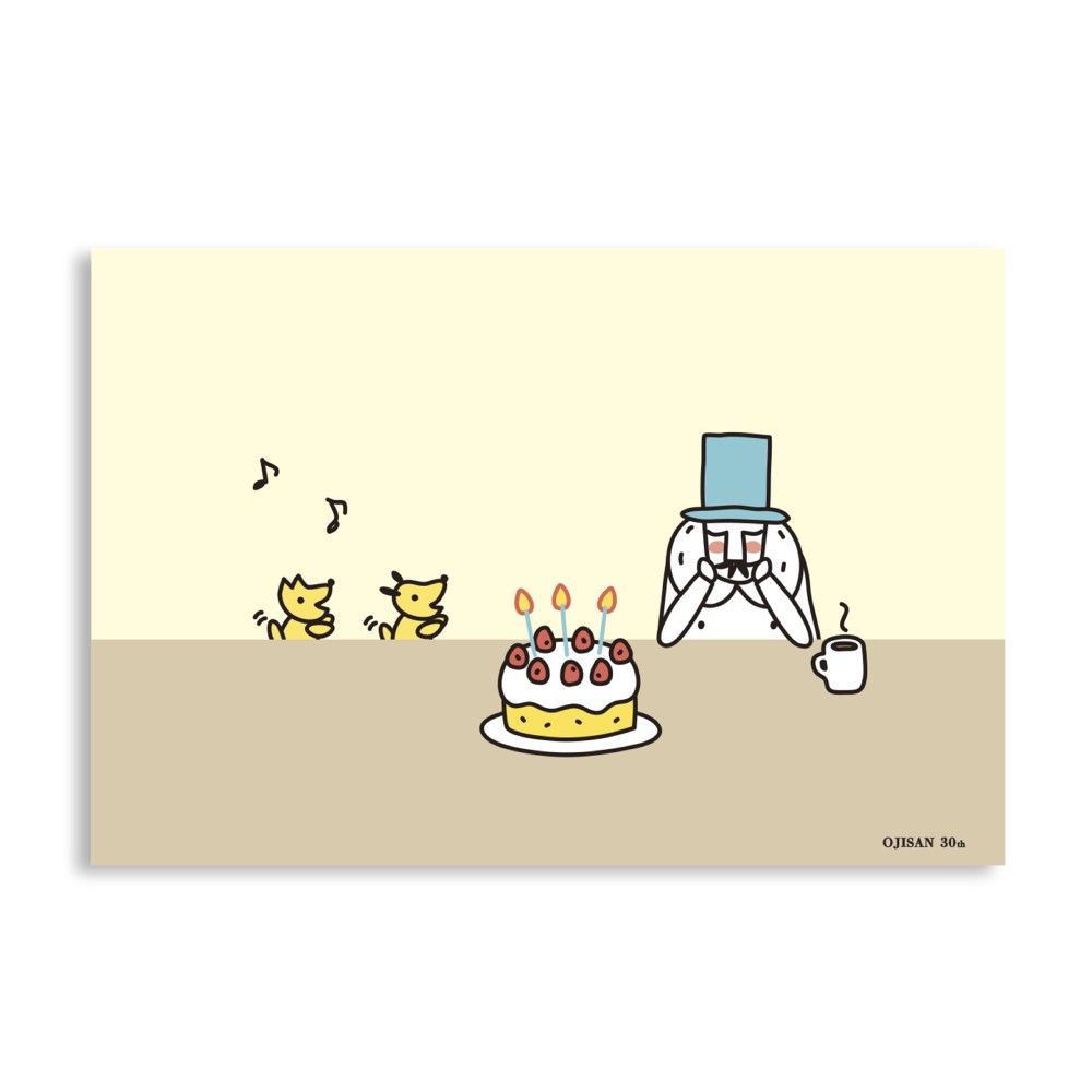 【誠品獨家】日本 MIDORI Ojisan 30th 明信片/ D