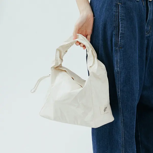 韓國Diff Hobo Signature Bag流浪包經典肩背包/ 托特包/ 11 Colors/ 燕麥色