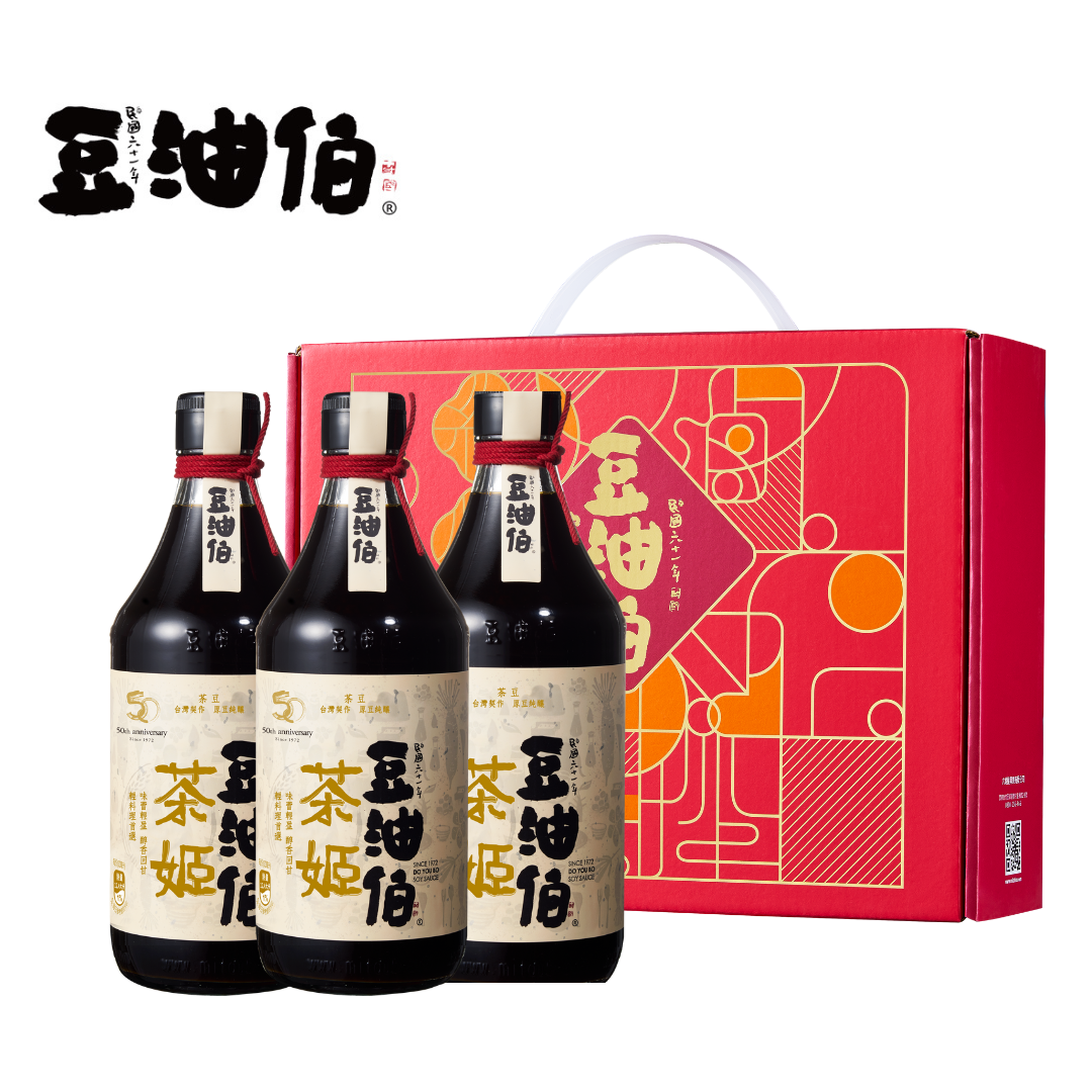 豆油伯茶姬醬油3入/ 兩盒組