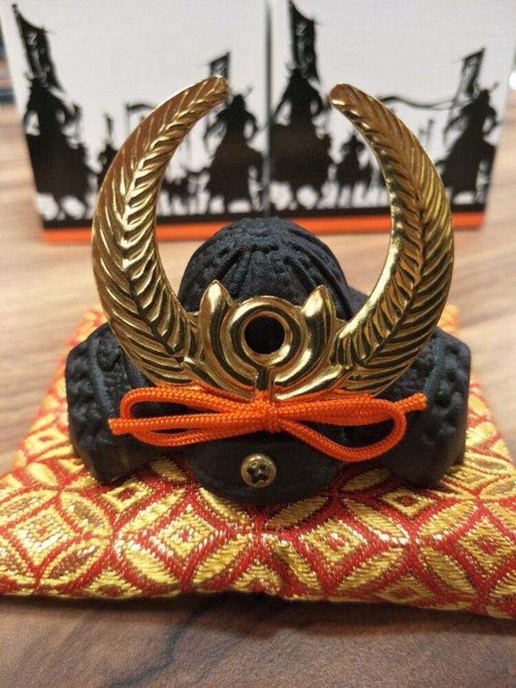 日本武將迷你頭盔(附墊子) 【徳川家康】