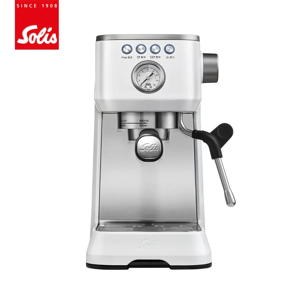 【Solis】BARISTA PERFETTA PLUS 家用半自動義式咖啡機 (氣質白)