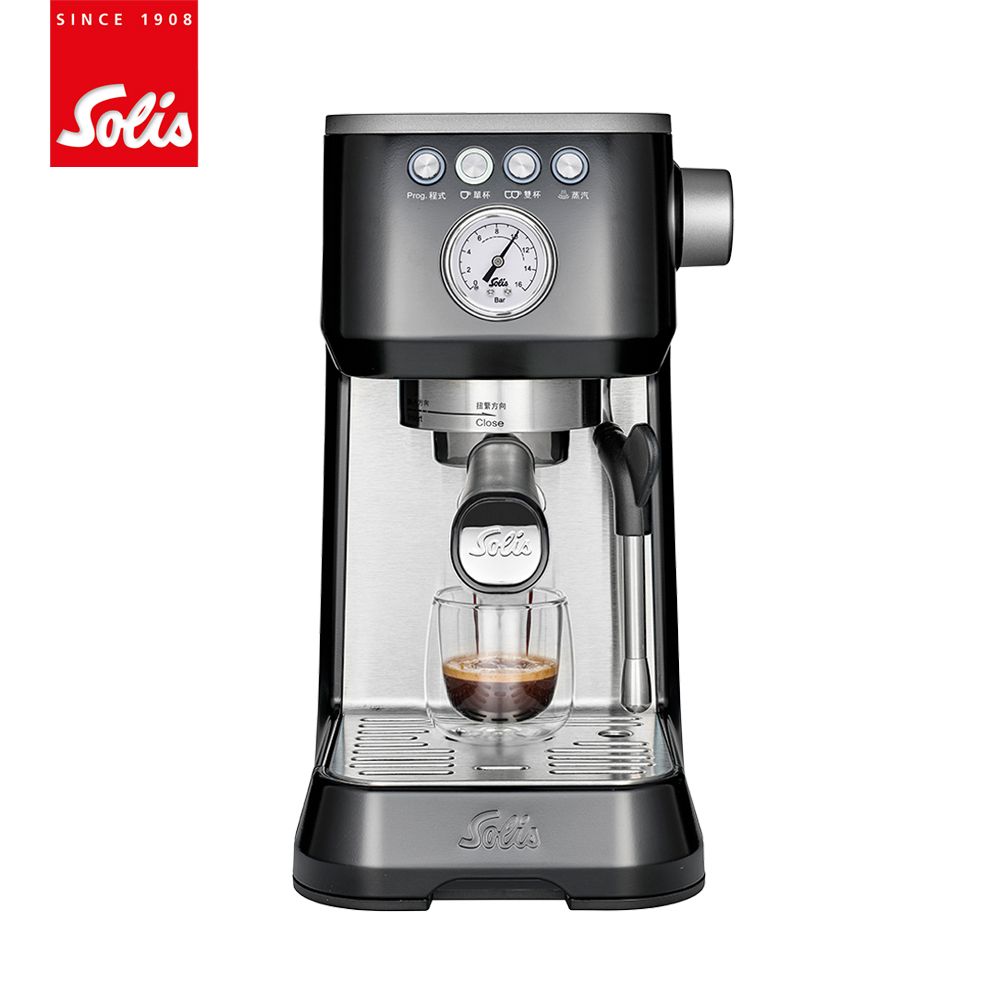 【Solis】BARISTA PERFETTA PLUS 家用半自動義式咖啡機 (神秘黑)
