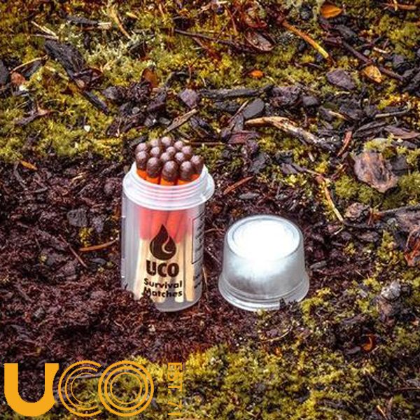 美國【UCO】Survival Stromproof Match Kit / 防風防水火柴
