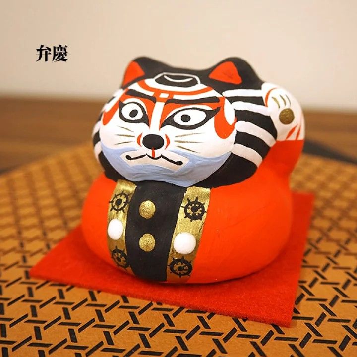 江戶御緣物語 歌舞梨貓系列 招財貓 弁慶