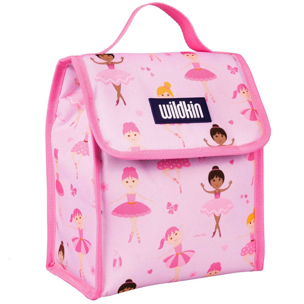 美國Wildkin 55系列直立式午餐袋/便當袋/保溫袋(3歲以上) 55901/ 芭蕾舞女孩