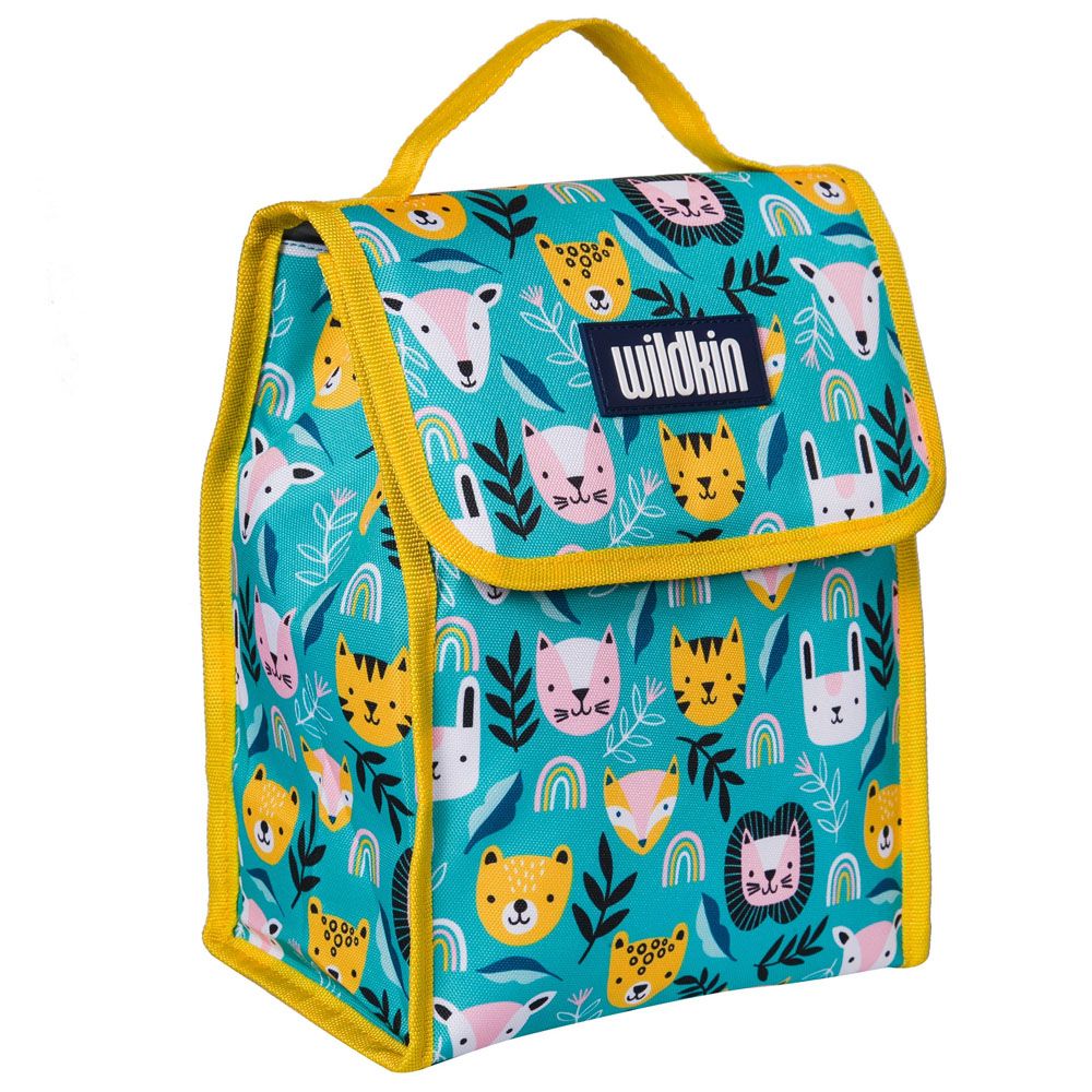 美國Wildkin 55系列直立式午餐袋/便當袋/保溫袋(3歲以上) 55040/ 派對動物