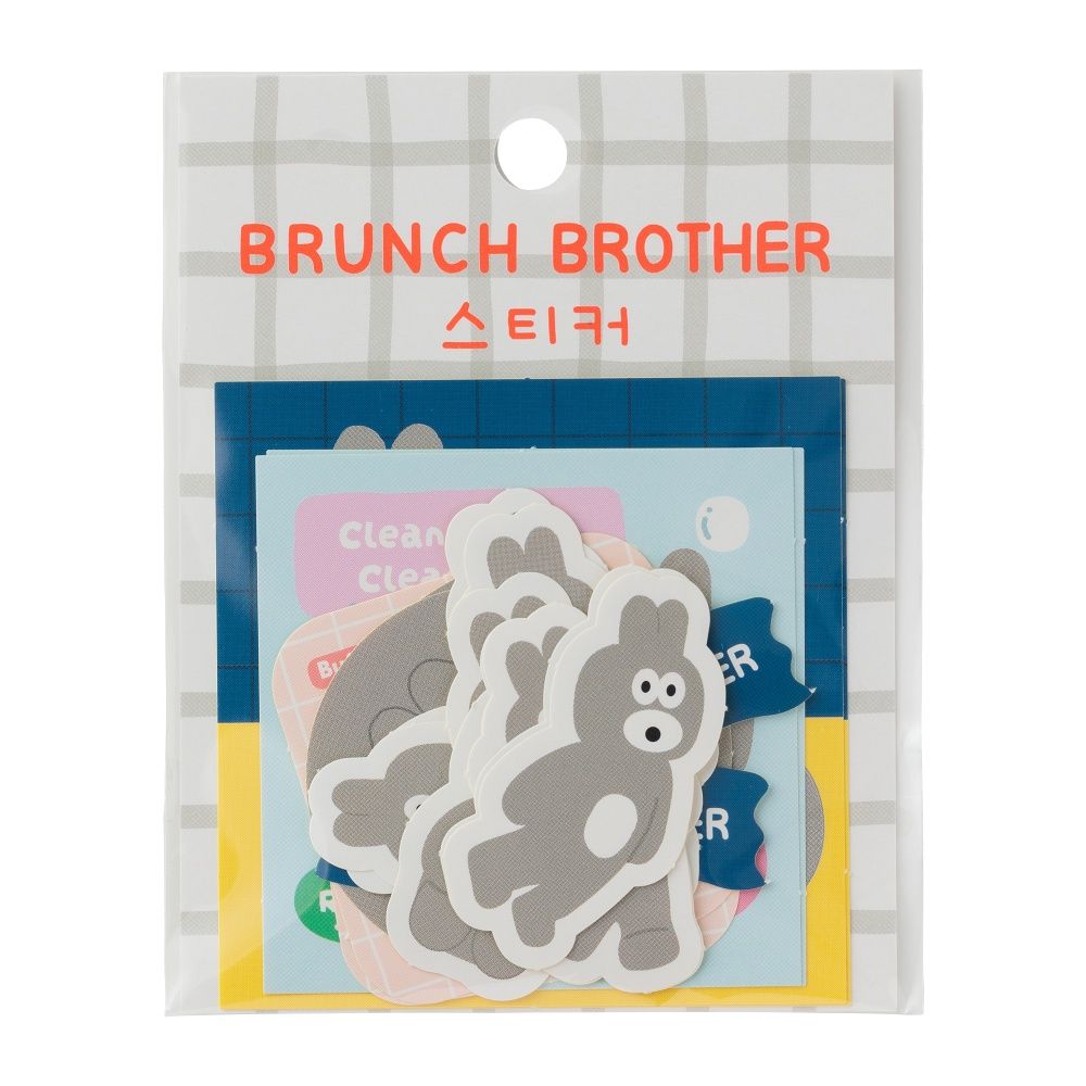 日本 MARK'S Brunch Brother 貼紙包/ B版/ 兔子