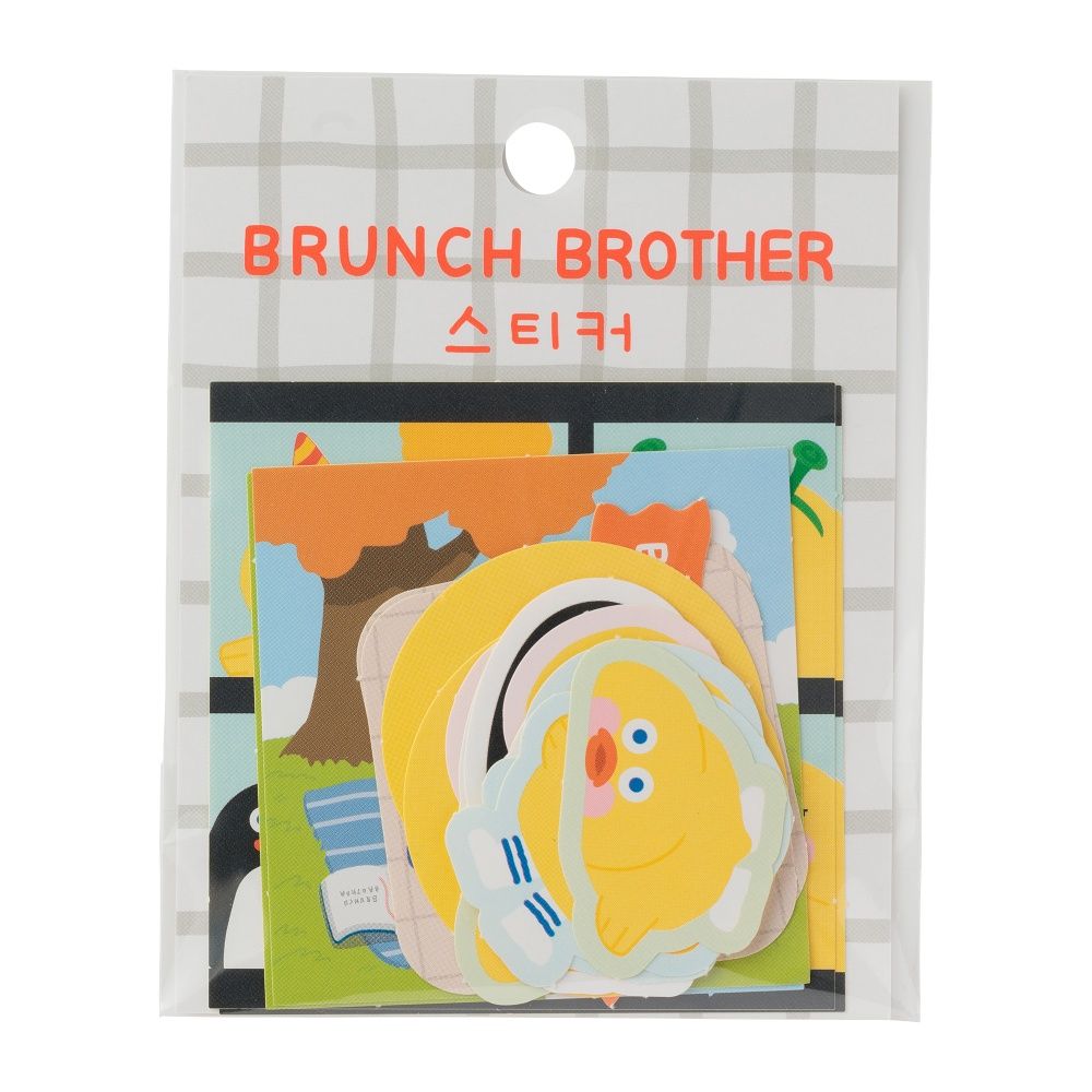 日本 MARK'S Brunch Brother 貼紙包/ B版/ 鴨子