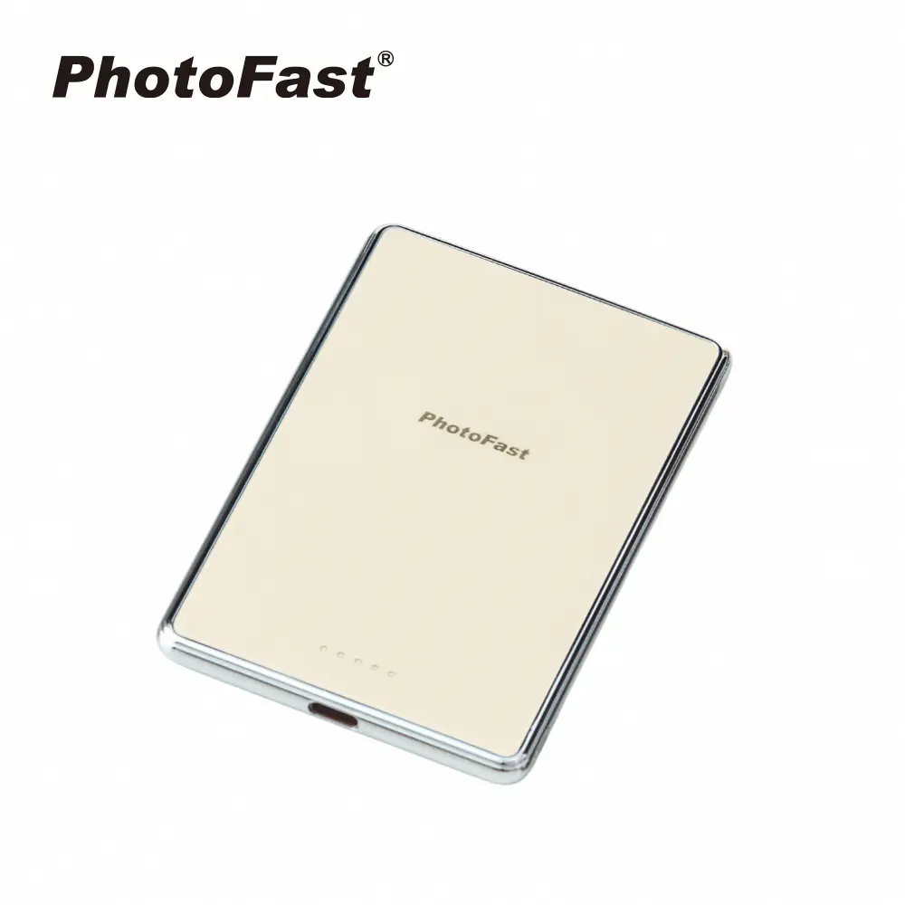 PhotoFast Mag Slim Qi2 Power Bank磁吸無線行動電源/ 沙漠色