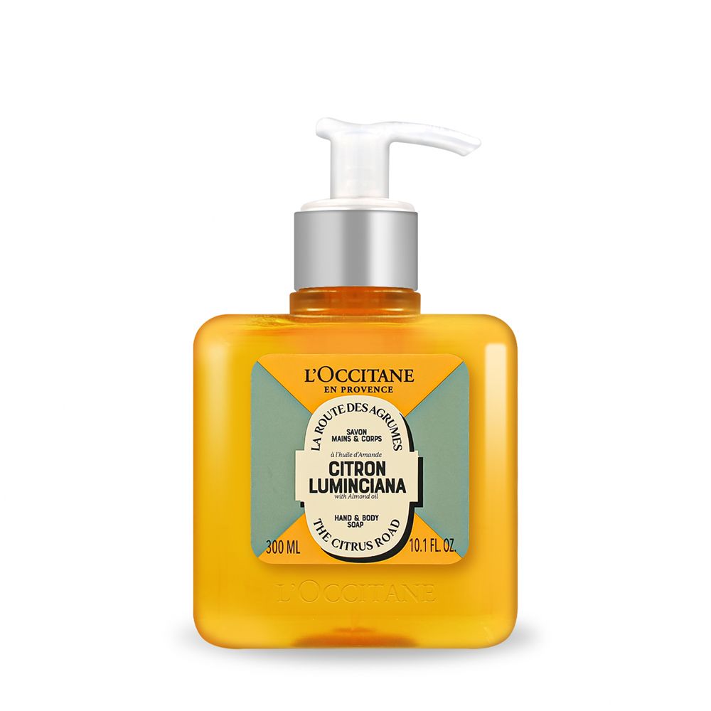 L'OCCITANE 歐舒丹 奇幻之旅夏娜杏仁潔手沐浴液式皂(300ml)-百貨公司貨