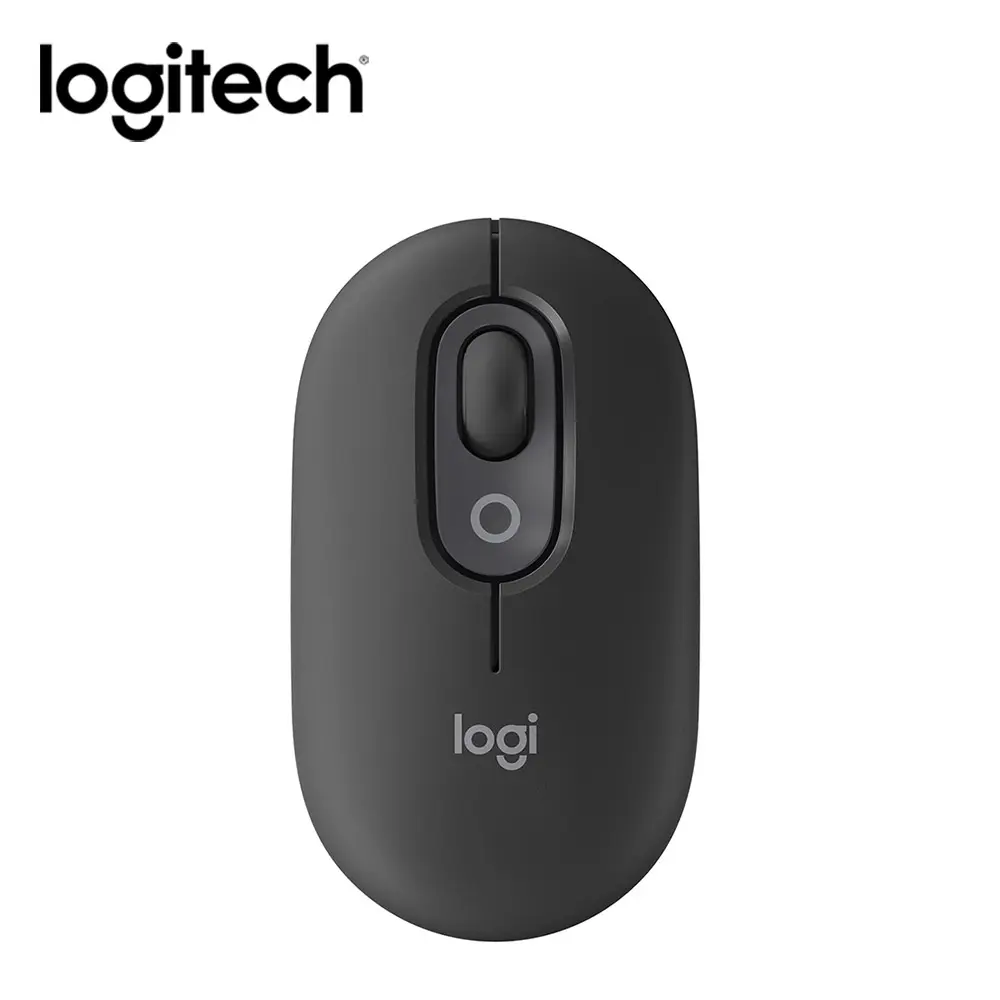 logitech 羅技 POP Mouse無線藍牙滑鼠/ 石墨黑
