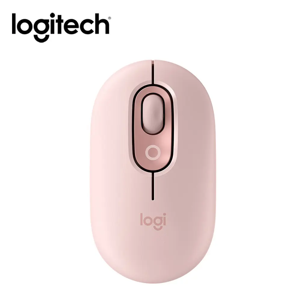 logitech 羅技 POP Mouse無線藍牙滑鼠/ 玫瑰粉