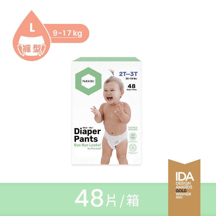 工藝升級版 | Parasol Clear + Dry™新科技水凝果凍褲-工藝升級版 4號/L(48片)